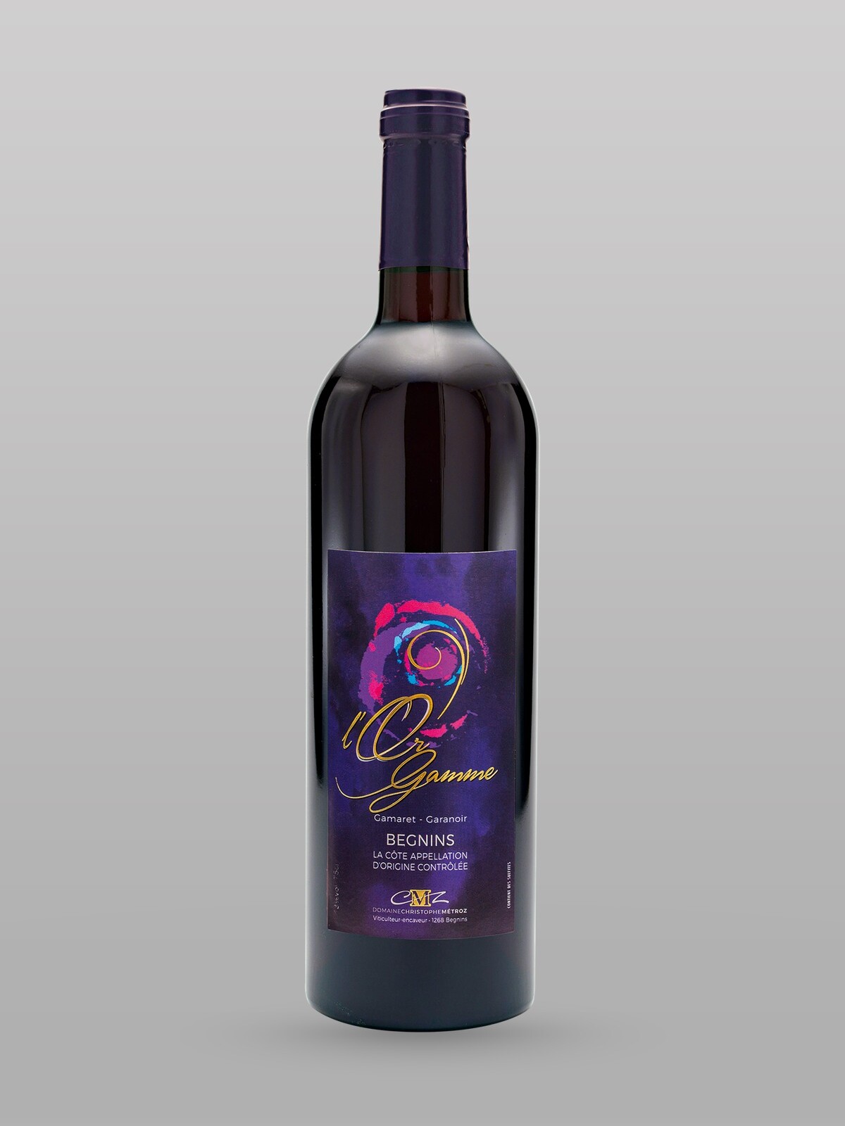 Bouteille L'OrGamme, Gamaret-Garanoir, Domaine Chris Métroz