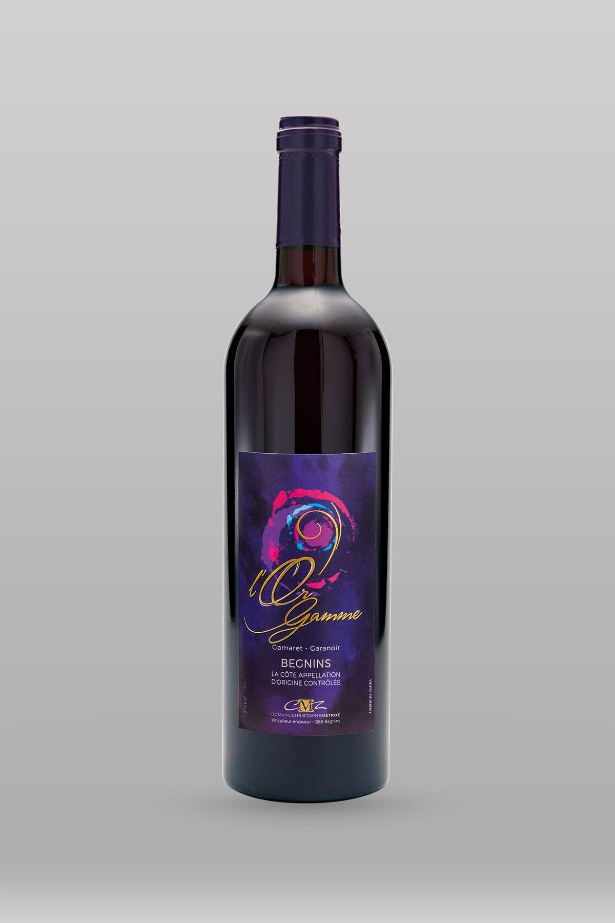 Bouteille L'OrGamme, Gamaret-Garanoir, Domaine Chris Métroz
