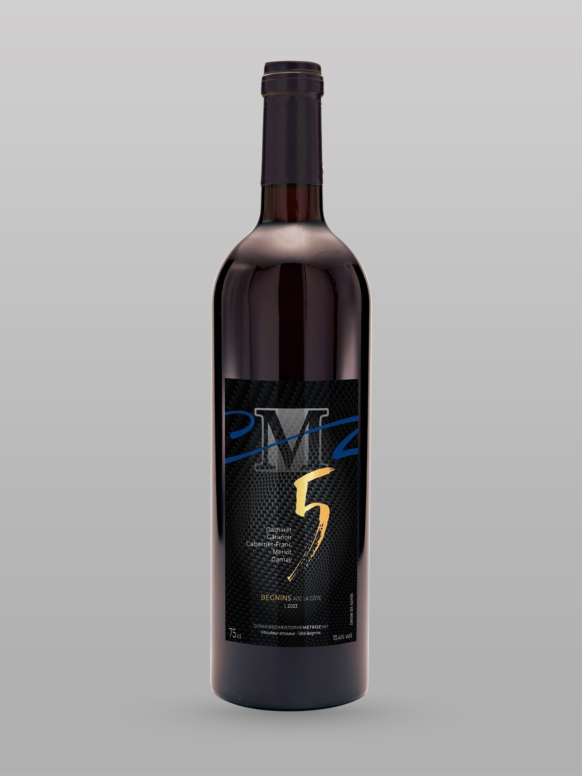 Bouteille CMZ 5, assemblage rouge, Domaine Chris Métroz